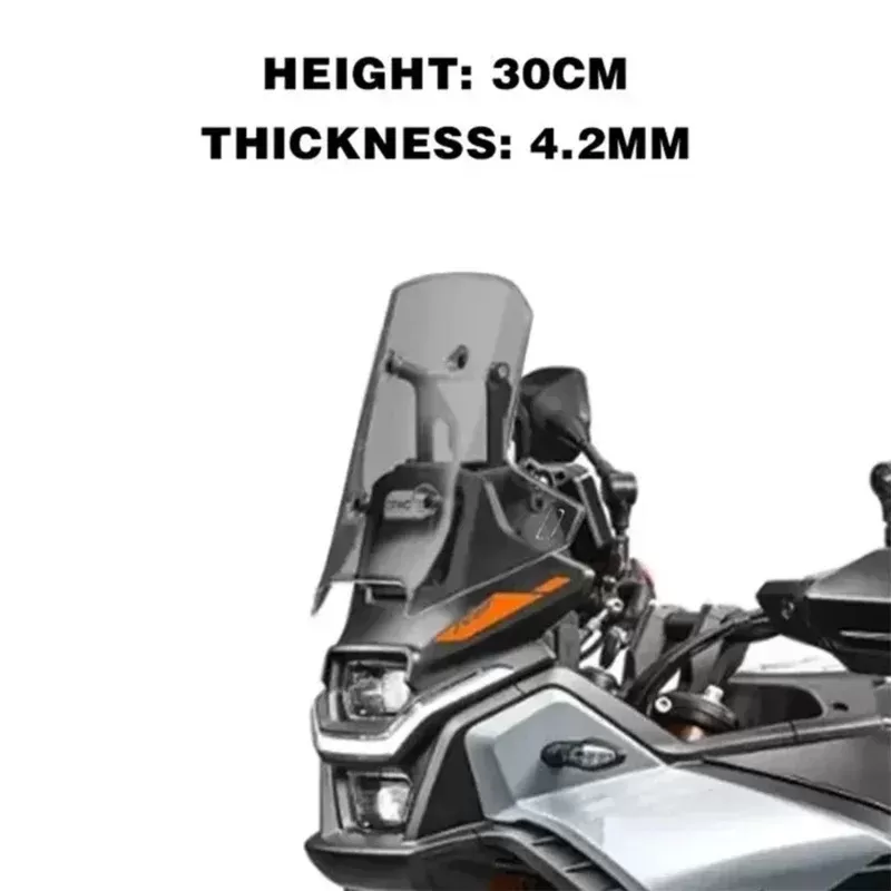 שמשה קדמית CF MOTO 450MT - הגנה וסגנון - תמונה 6