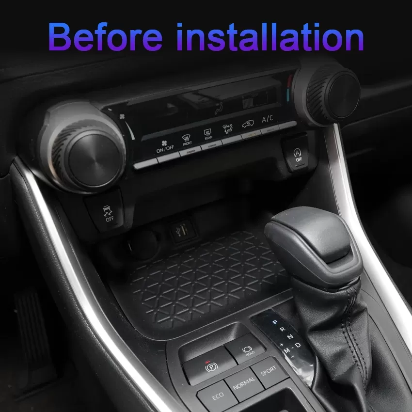 מטען אלחוטי מהיר לרכב 15W לטויוטה RAV4 - תמונה 2
