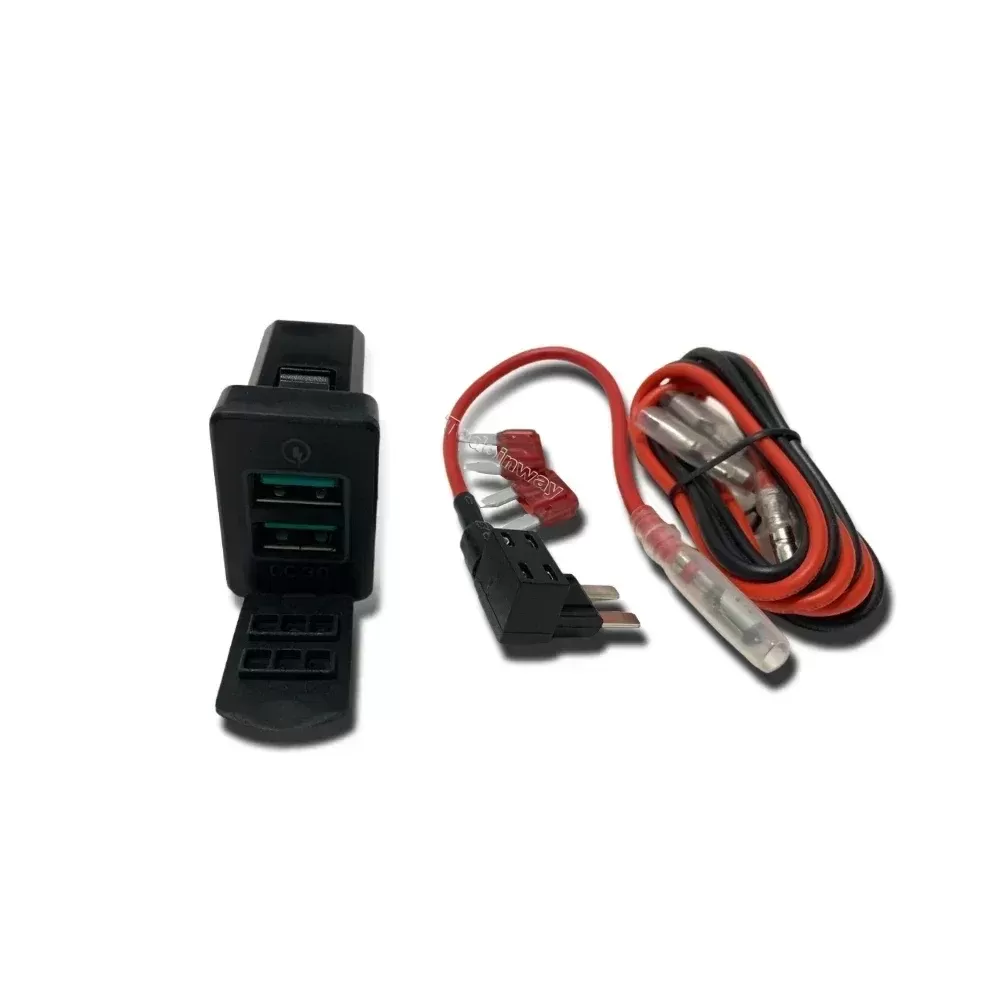 מטען USB מהיר לרכב עם LED QC 3.0 - תמונה 6