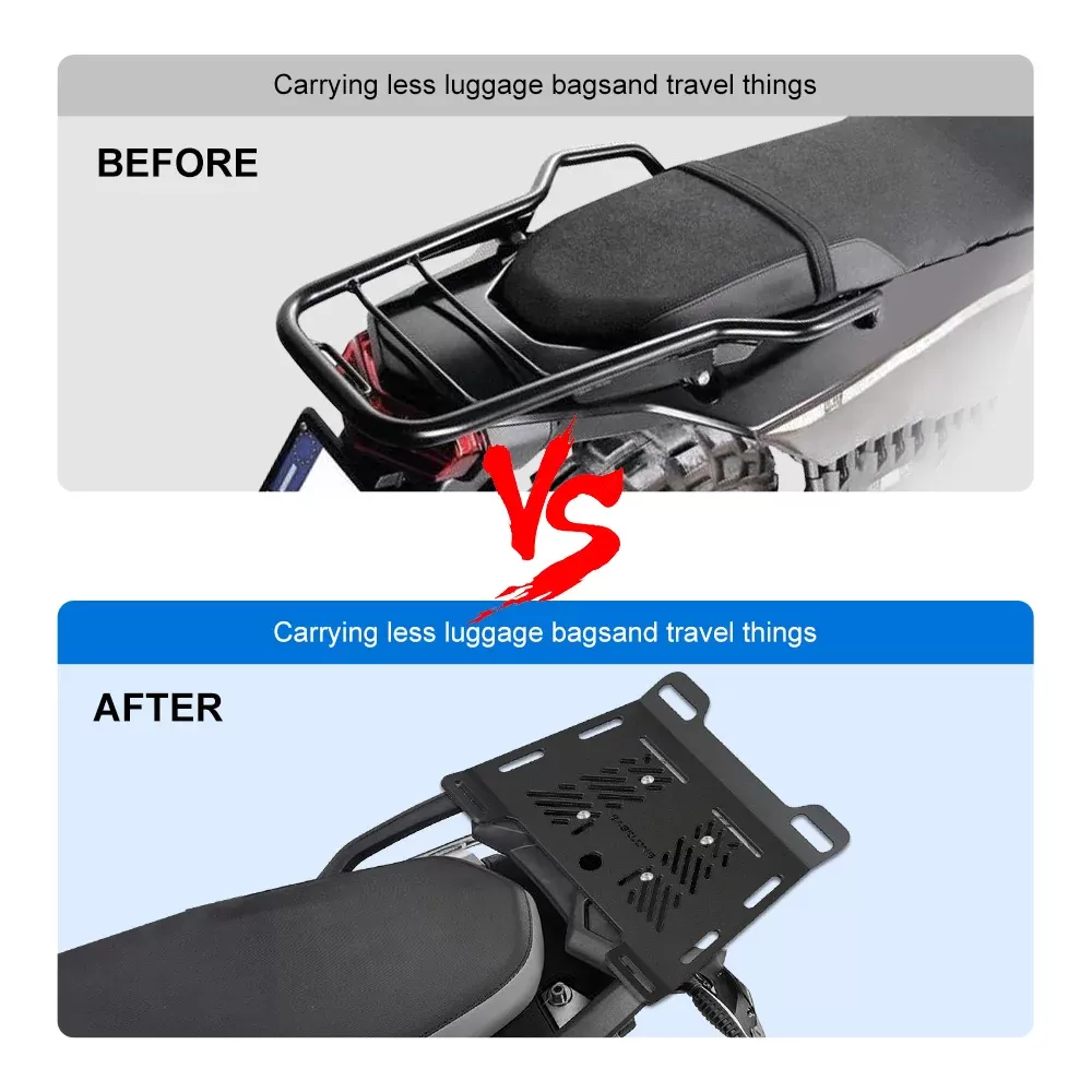 אביזרי אופנוע YAMAHA XTZ - מתקן להגדלת תיקי מטען - תמונה 2