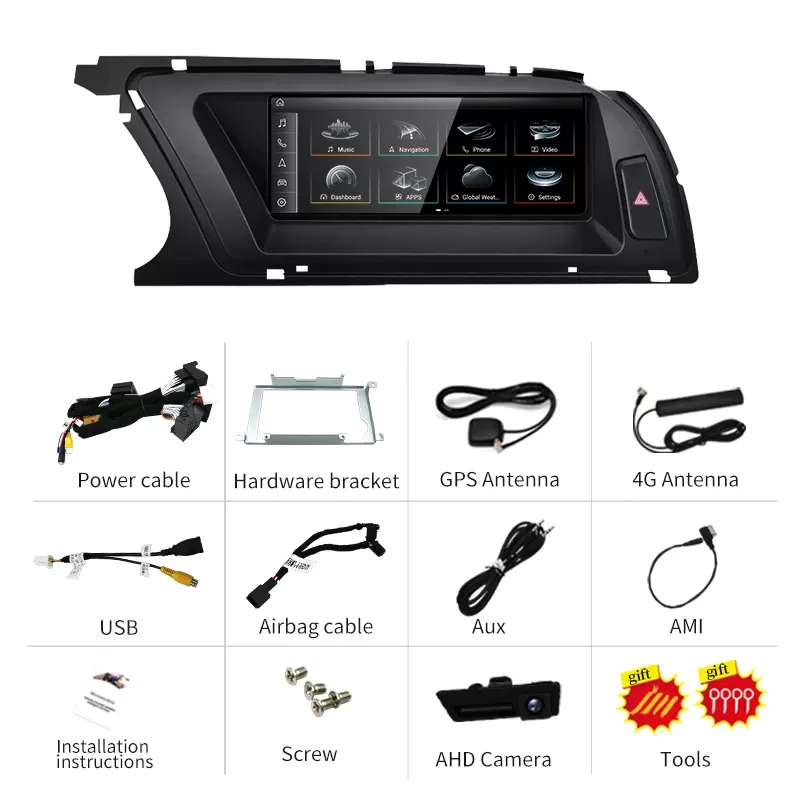 נגן מולטימדיה לרכב עם CarPlay לאודי A4 B8 - תמונה 4