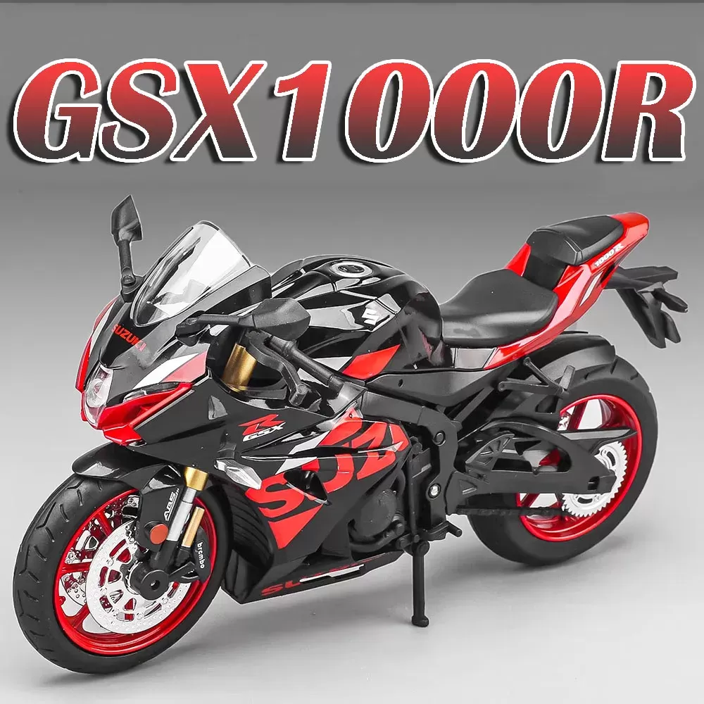 דגם אופנוע סוזוקי GSX1000R GSX250R עם תאורה וצלילים