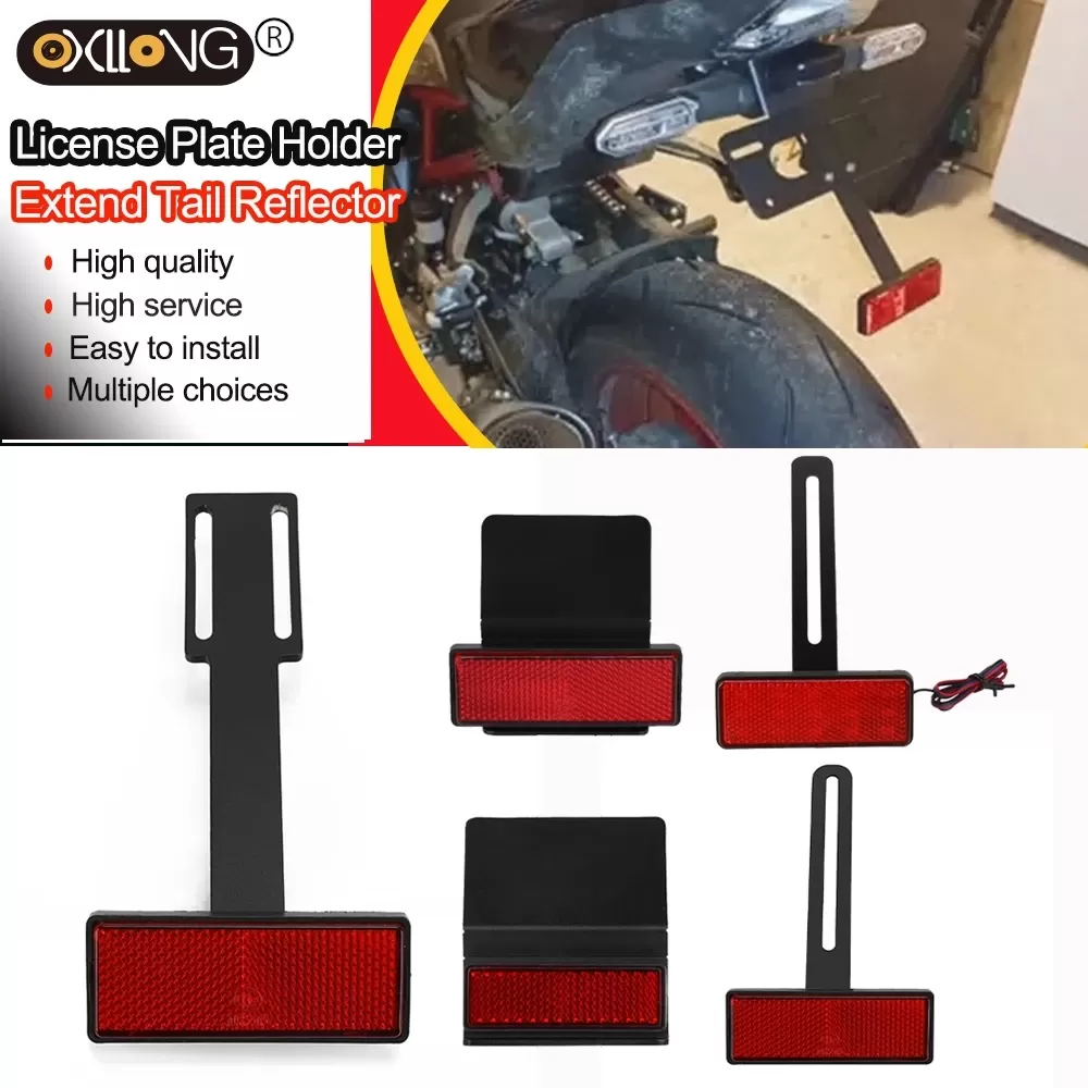 אביזרי מחזירי אור למספר רישוי לאופנועים ימהה MT07
